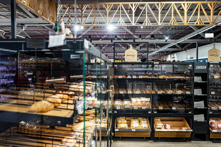 Bakkerij afdeling Delhaize Mechelen
Foto Delhaize